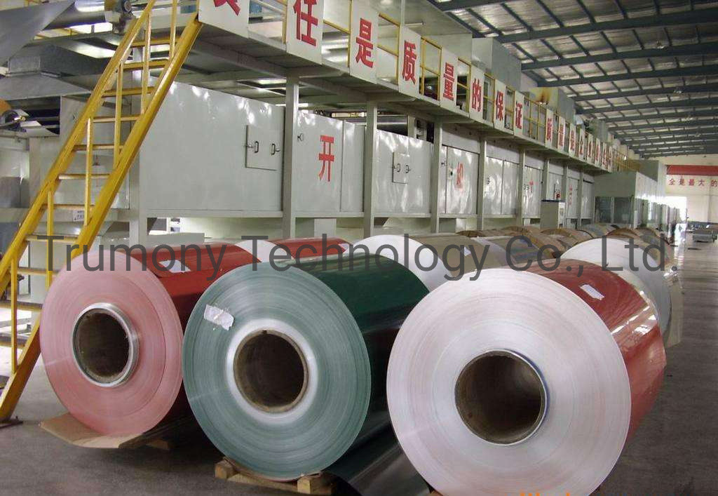 PE PVDF Color Coating or Mill Finish Roll Foil Aluminum Coil